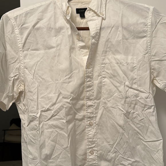 J. Crew - White Short Sleeve Button Down - Picture 3 of 3